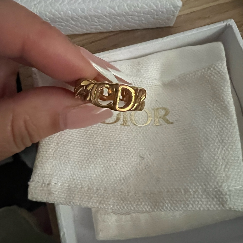 Dior gold ring